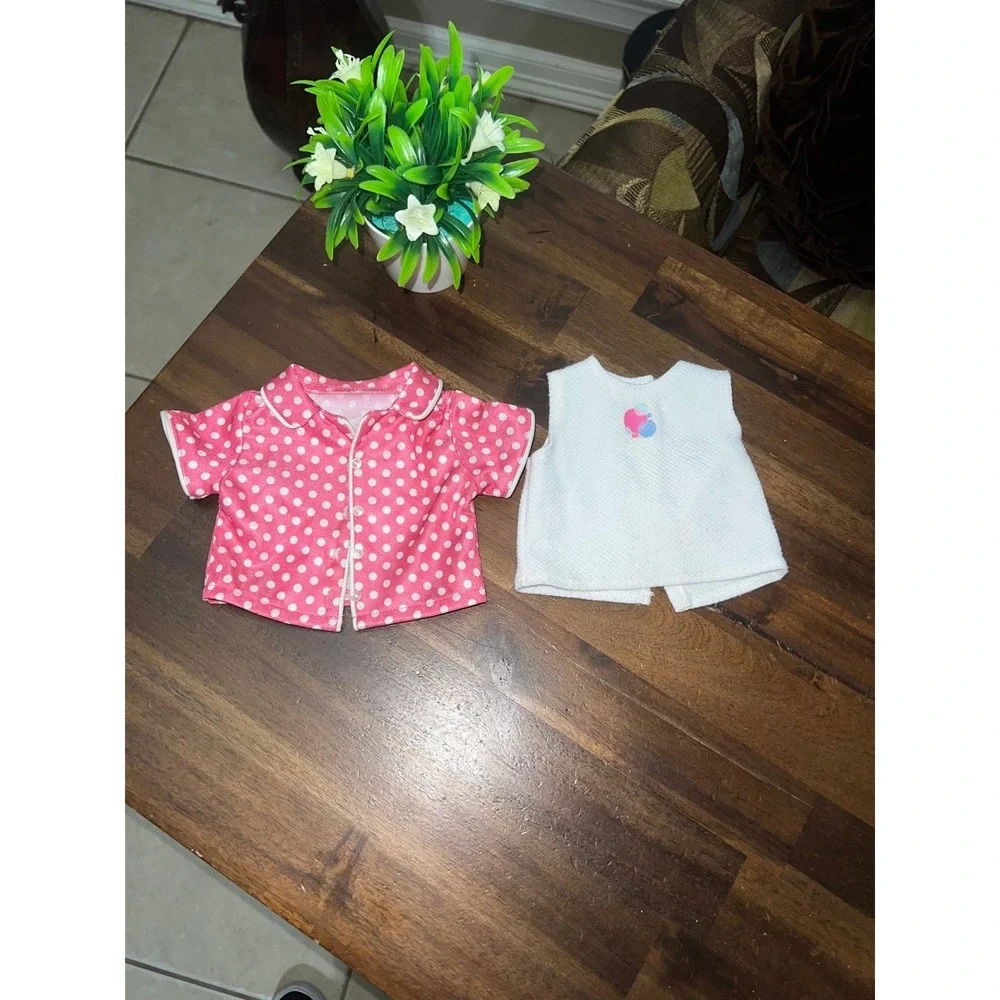 American Girl Doll Dot PJs Pajamas Girl of Today Retired 2004 Tops Only
